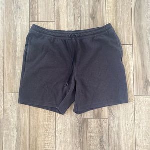 These are black All in Motion XL men’s shorts